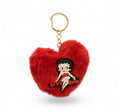 Red Puffy Heart Keychain