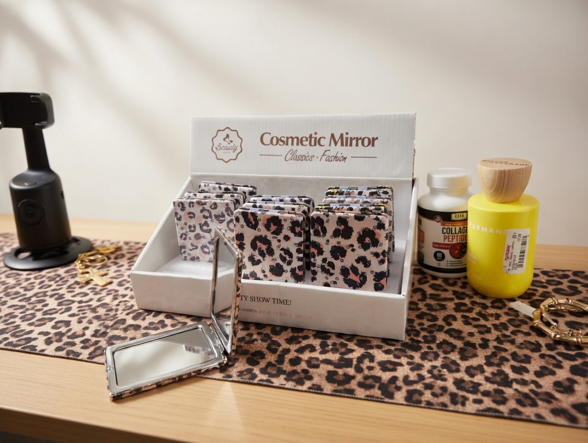 ✨ Leopard Print Compact Mirror ✨